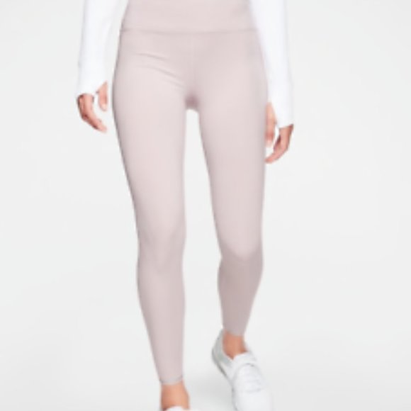 Athleta Pants - Athleta Run Free 7/8 Legging Light Pink XS